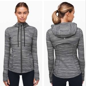 lululemon athletica Gray Hooded Jacket